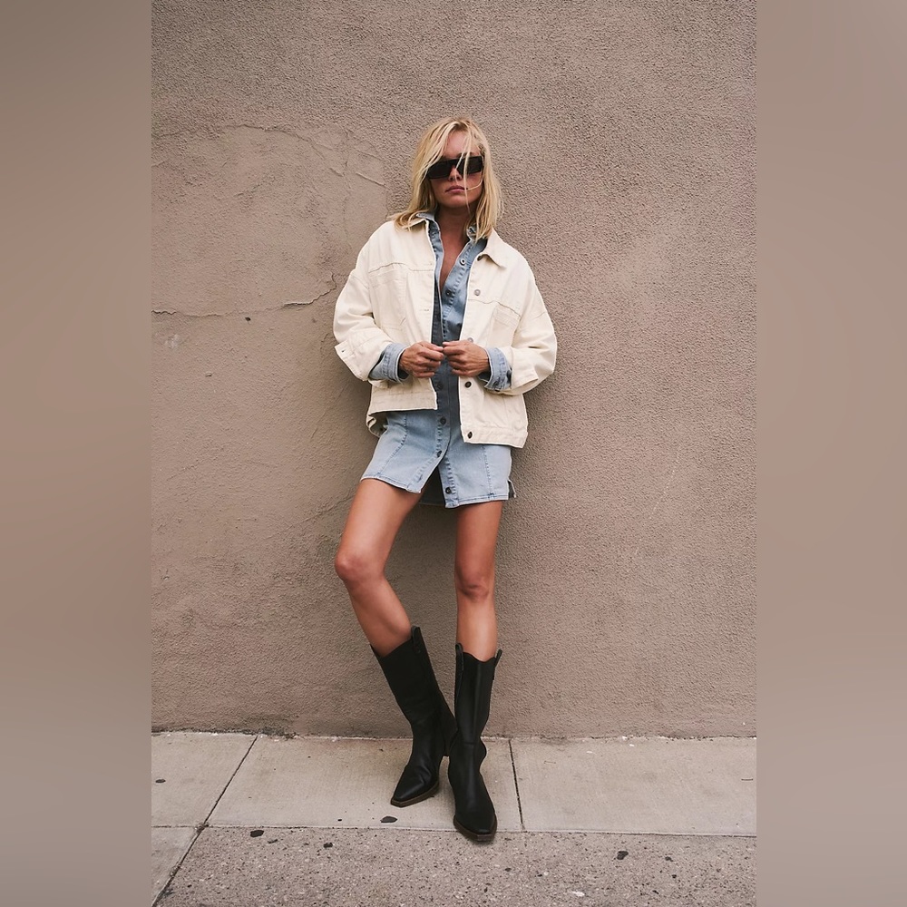 We The Free Opal Swing Denim Jacket BNWT